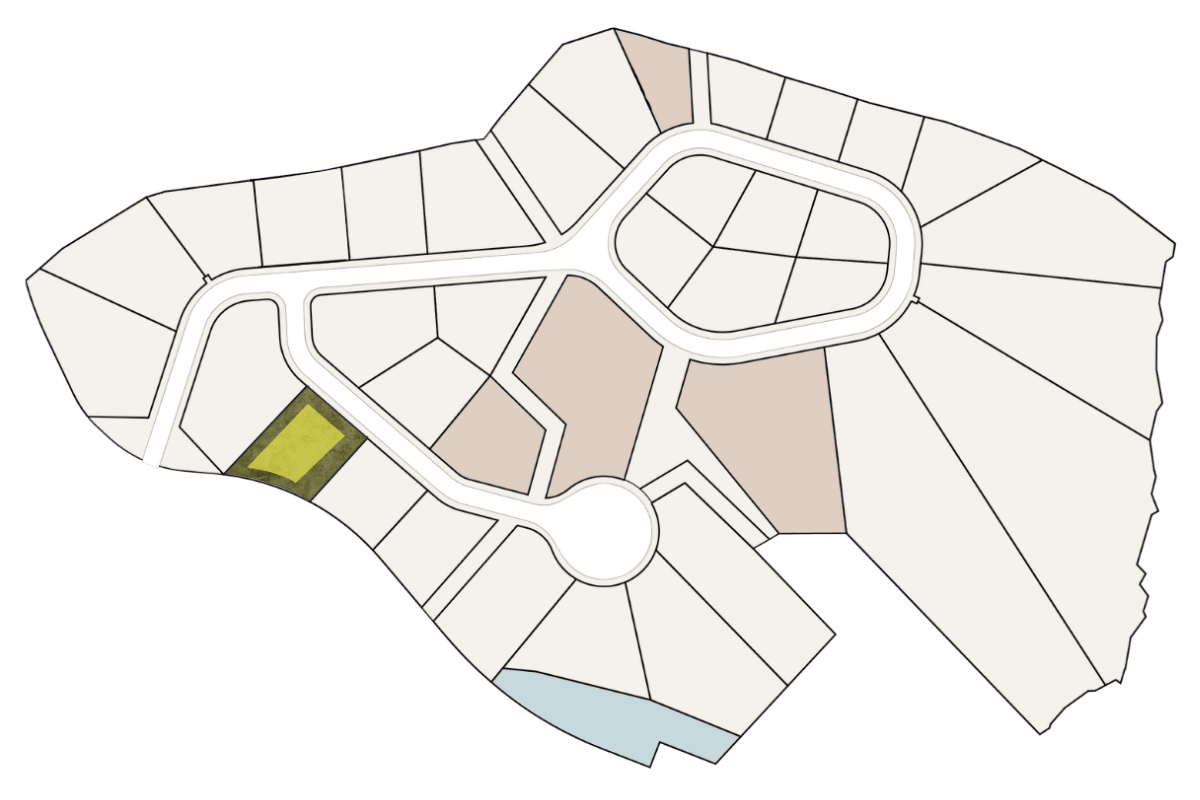 Site plan with Homesite 34 highlighted