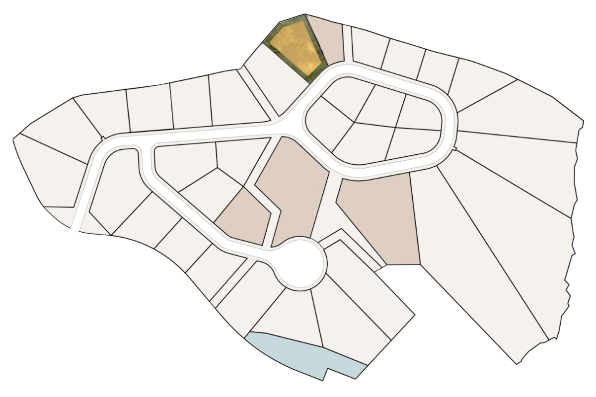 Site plan with Homesite 8 highlighted