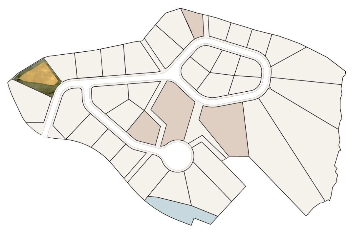 Site plan with Homesite 2 highlighted