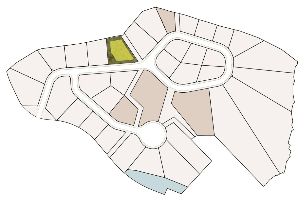 Site plan with Homesite 6 highlighted