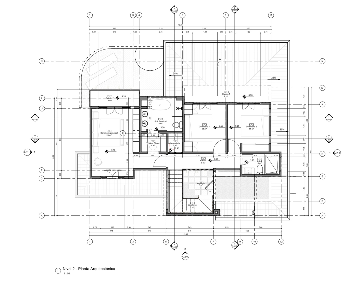 Villa Luma Floor Plans — Level 2