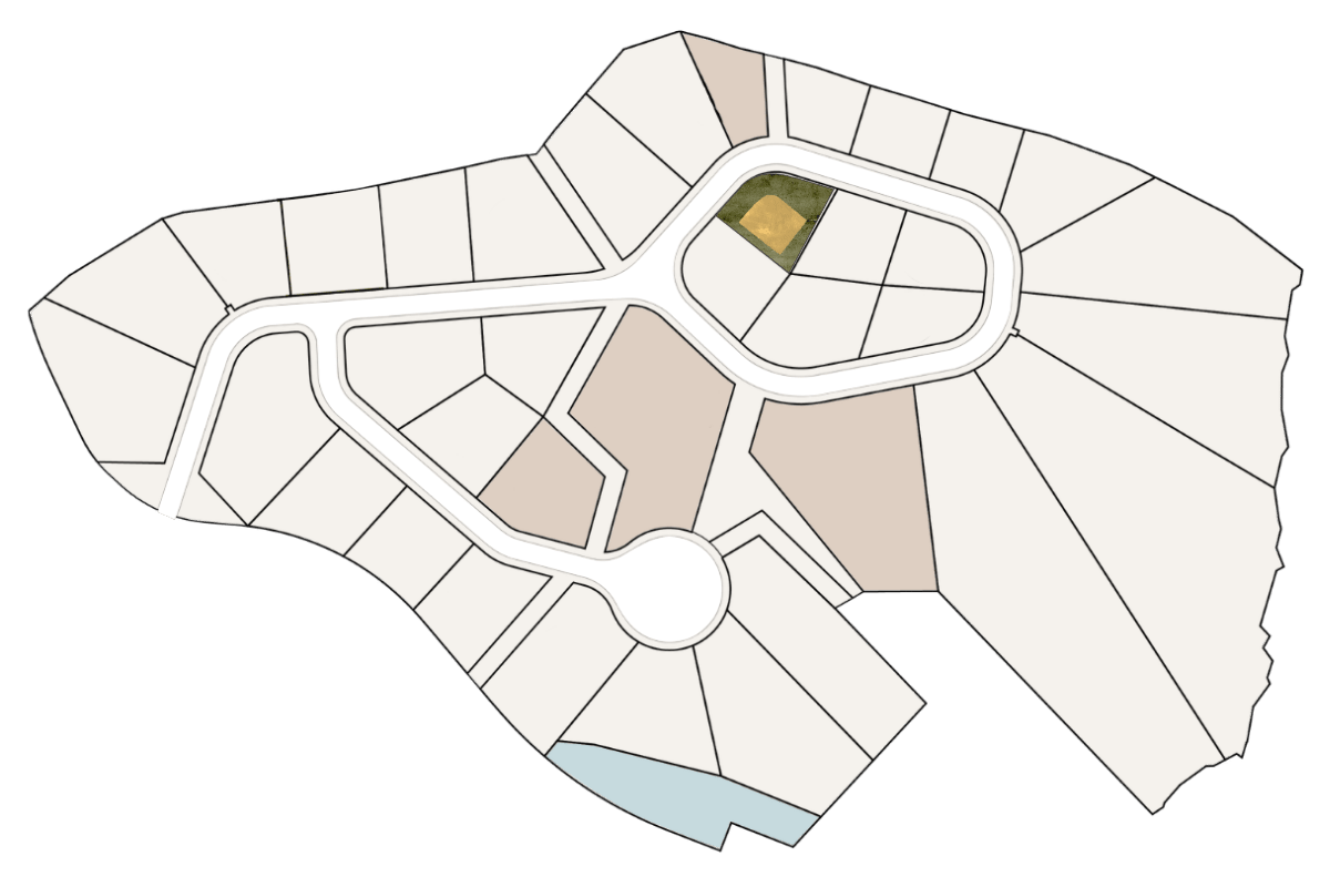 Site plan with Homesite 23 highlighted