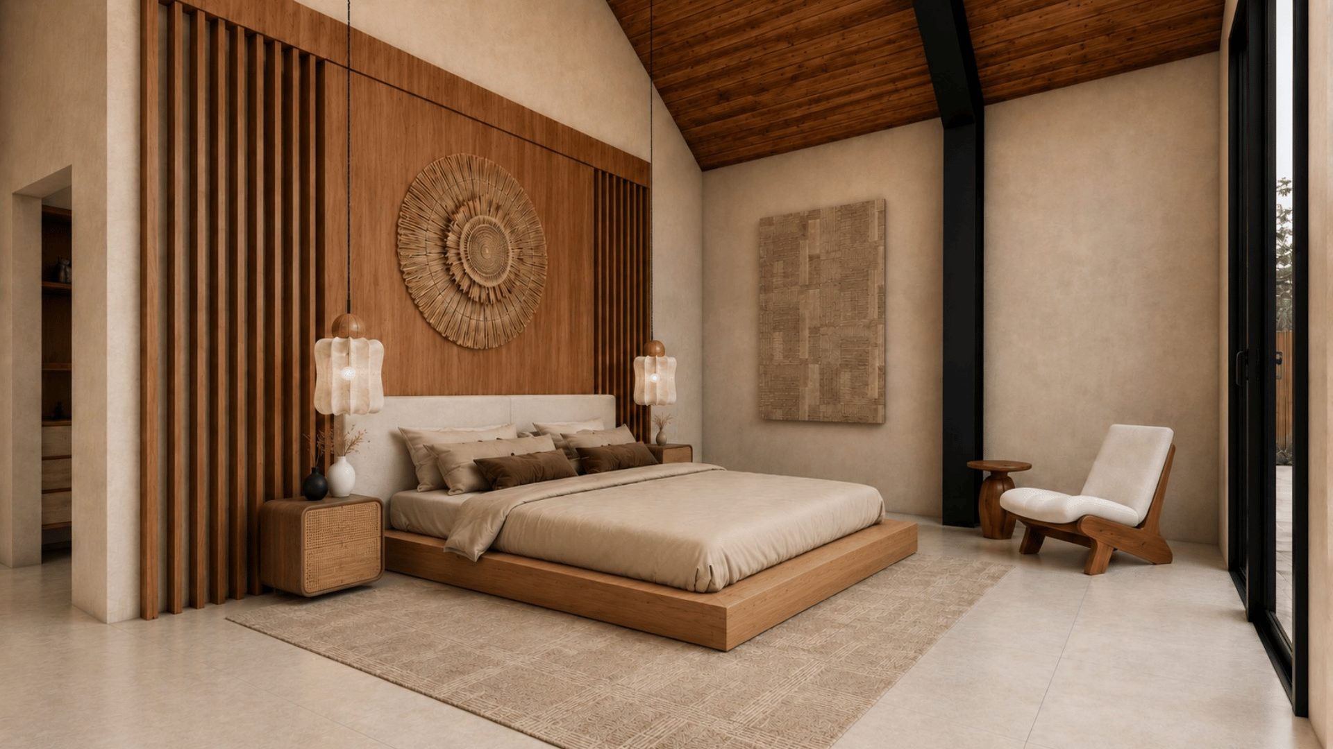 Dos Graneros bedroom in the Blanc palette