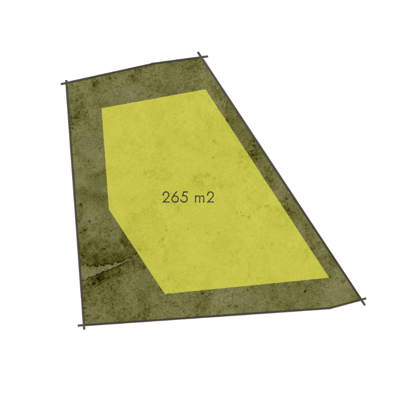 Buildable area diagram for Homesite 6