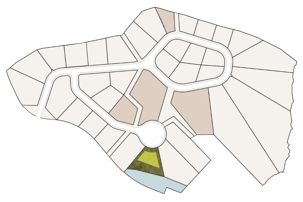 Site plan with Homesite 30 highlighted